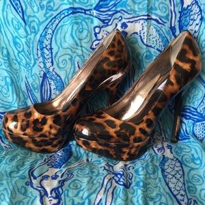 🖤 Steve Madden Leopard Pump Heels 8.5 🖤